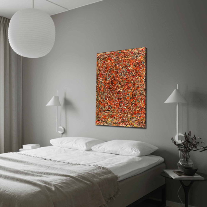 Wallity La Furia de Jackson Pollock - Lienzo 70x100 cm Wallity La Furia de Jackson Pollock - Lienzo 70x100 cm